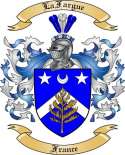 La Fargue Family Crest from France