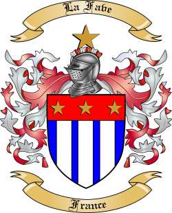 La Fave Family Crest from France