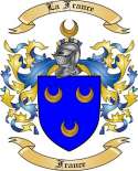 La France Family Crest from France