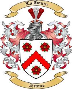 La Gouin Family Crest from France2