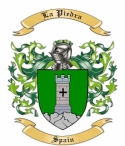 La Piedra Family Crest from Spain
