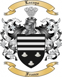 Lacayo Family Crest from France