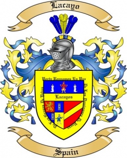 Lacayo Family Crest from Spain