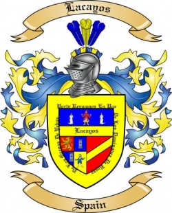 Lacayos Family Crest from Spain