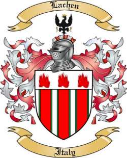 Lachen Family Crest from Italy