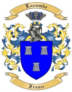 Lacombe Family Crest from France2