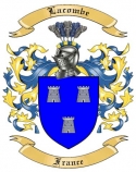 Lacombe Family Crest from France2