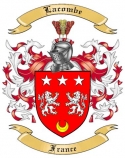 Lacombe Family Crest from France