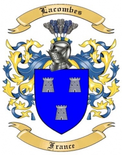 Lacombes Family Crest from France2