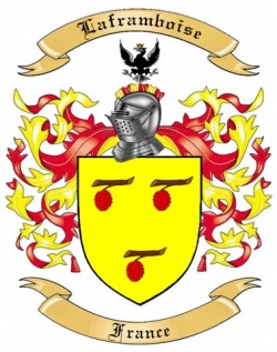 Laframboise Family Crest from France