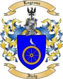 Lagrosa Family Crest from Italy
