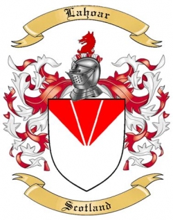 Lahoar Family Crest from Scotland
