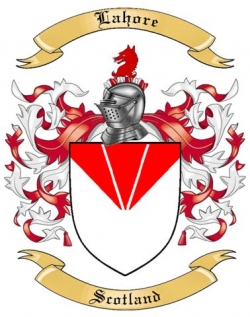 Lahore Family Crest from Scotland