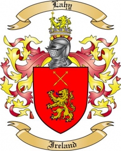 Lahy Family Crest from Ireland
