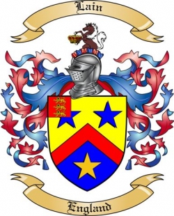Lain Family Crest from England