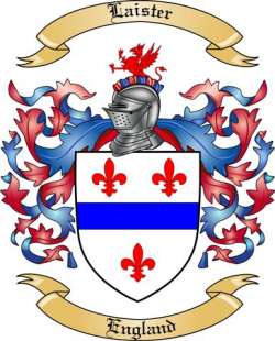 Laister Family Crest from England