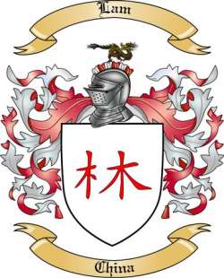 Lam Family Crest from China