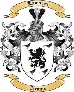 Lamarca Family Crest from France3