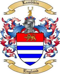 Lambkin Family Crest from England