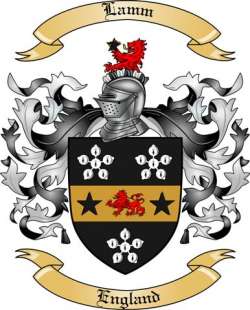 Lamm Family Crest from England