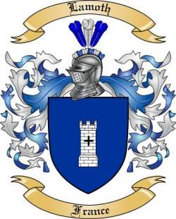 Lamoth Family Crest from France2
