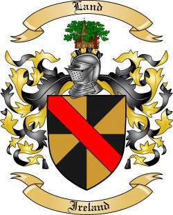 Land Family Crest from Ireland