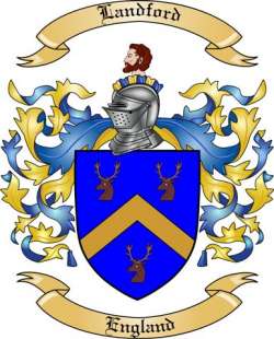 Landford Family Crest from England2