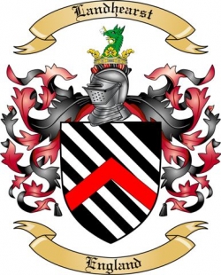 Landhearst Family Crest from England