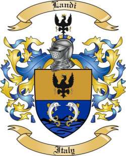 Landi Family Crest from Italy