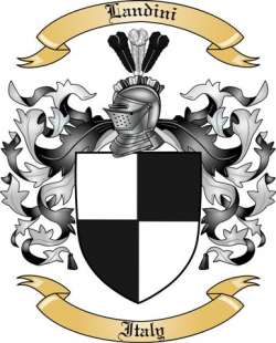 Landini Family Crest from Italy2