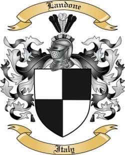 Landone Family Crest from Italy2