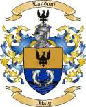 Landoni Family Crest from Italy