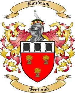 Landrum Family Crest from Scotland
