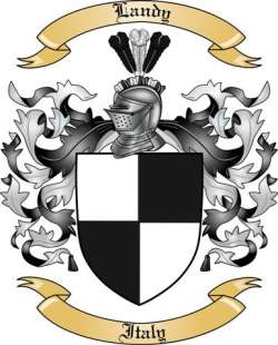 Landy Family Crest from Italy2
