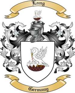Lang Family Crest from Germany2