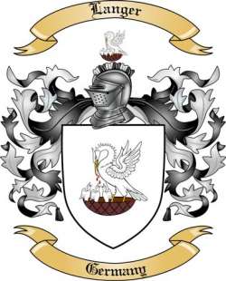 Langer Family Crest from Germany2