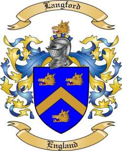 Langford Family Crest from England3