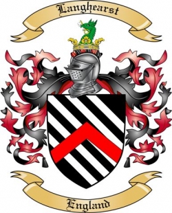 Langhearst Family Crest from England