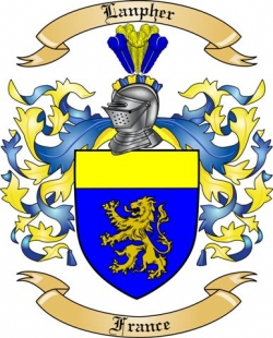 Lanpher Family Crest from France