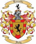 Lanzetta Family Crest from Italy