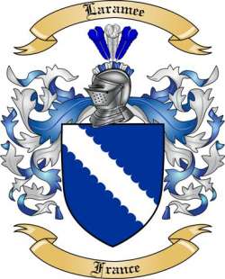 Laramee Family Crest from France2