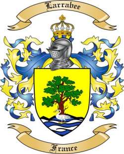 Larrabee Family Crest from France