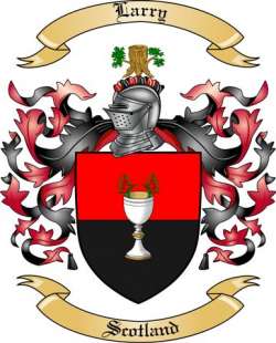 Larry Family Crest from Scotland