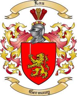 Lau Family Crest from Germany2