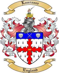 Laurance Family Crest from England