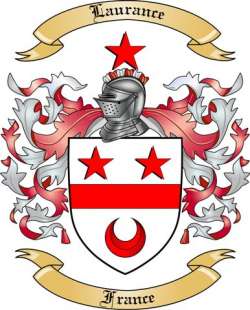 Laurance Family Crest from France