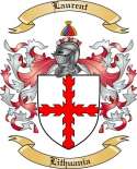 Laurent Family Crest from Lithuania