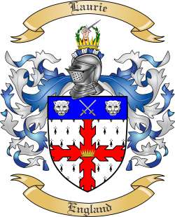 Laurie Family Crest from England2