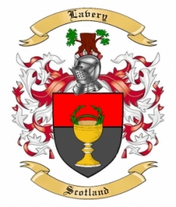 Lavery Family Crest from Scotland