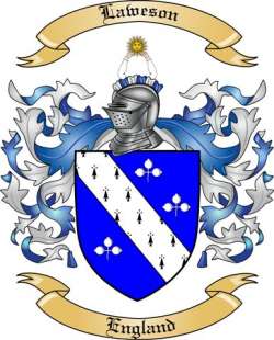 Laweson Family Crest from Enlgand2